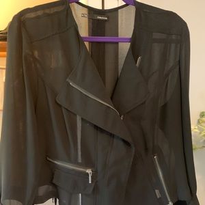 Sheer blazer